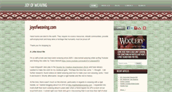 Desktop Screenshot of joyofweaving.com